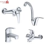 سری کامل شیرالات شودر پلاس اطلس (Shouder Atlas Plus Basin Faucet)